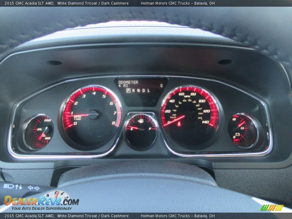 2015 GMC Acadia SLT AWD White Diamond Tricoat / Dark Cashmere Photo #19