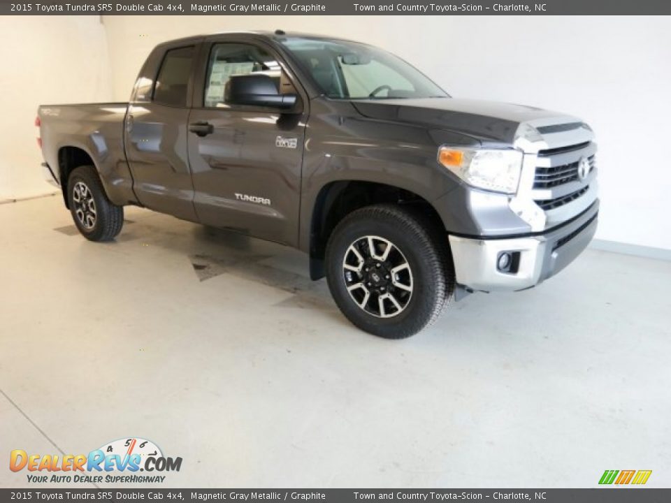 2015 Toyota Tundra SR5 Double Cab 4x4 Magnetic Gray Metallic / Graphite Photo #4