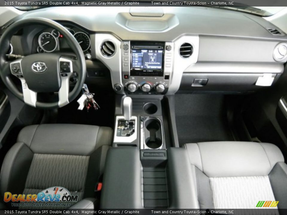 2015 Toyota Tundra SR5 Double Cab 4x4 Magnetic Gray Metallic / Graphite Photo #12