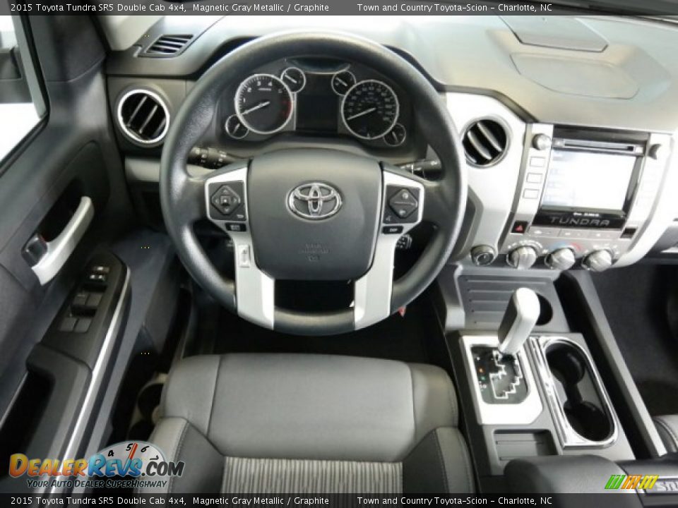 2015 Toyota Tundra SR5 Double Cab 4x4 Magnetic Gray Metallic / Graphite Photo #13