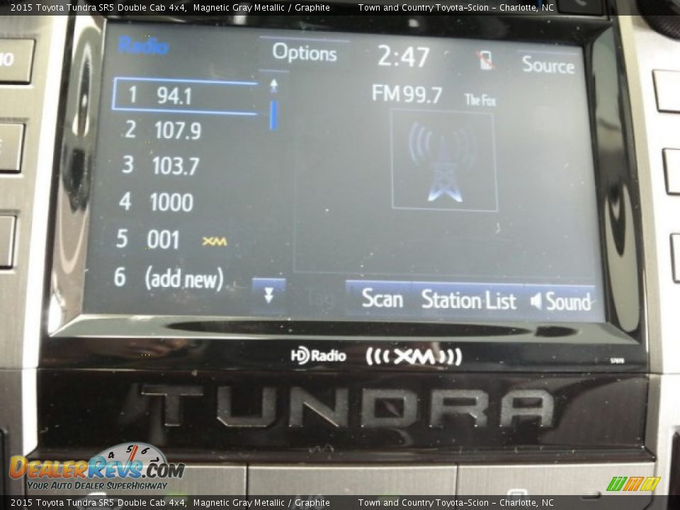 2015 Toyota Tundra SR5 Double Cab 4x4 Magnetic Gray Metallic / Graphite Photo #17