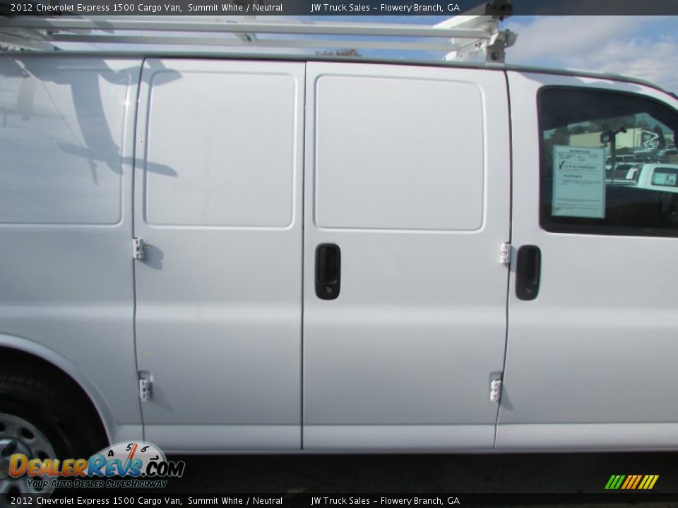 2012 Chevrolet Express 1500 Cargo Van Summit White / Neutral Photo #11