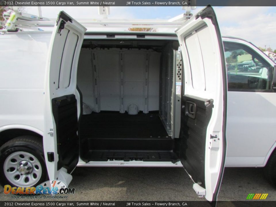 2012 Chevrolet Express 1500 Cargo Van Summit White / Neutral Photo #12