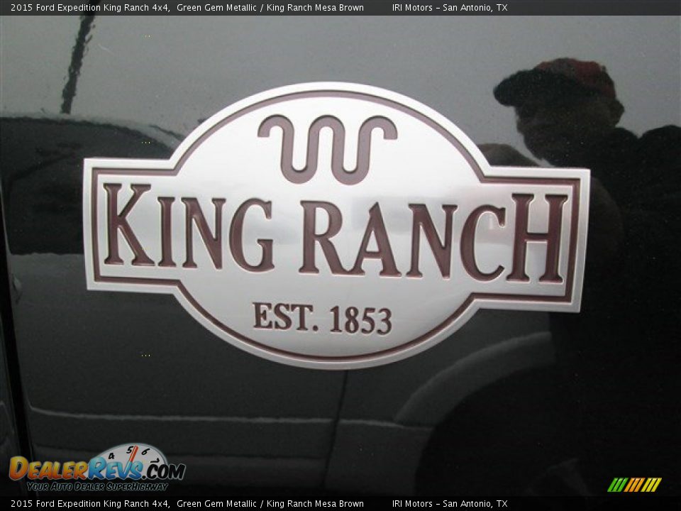 2015 Ford Expedition King Ranch 4x4 Green Gem Metallic / King Ranch Mesa Brown Photo #2