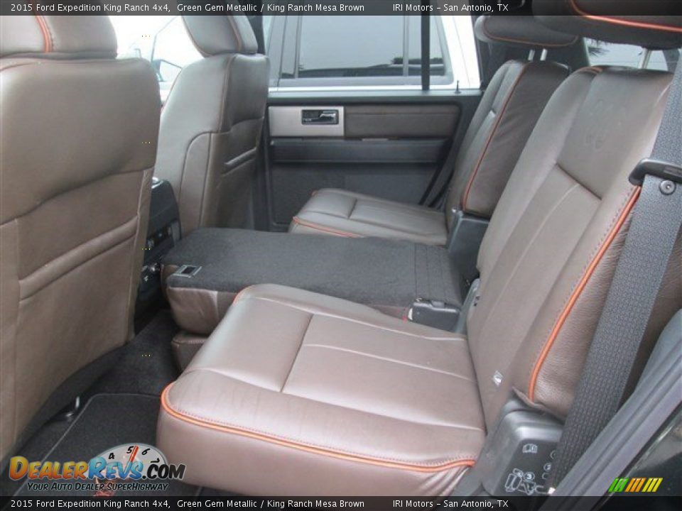 Rear Seat of 2015 Ford Expedition King Ranch 4x4 Photo #11