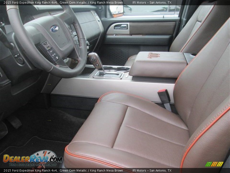 Front Seat of 2015 Ford Expedition King Ranch 4x4 Photo #18