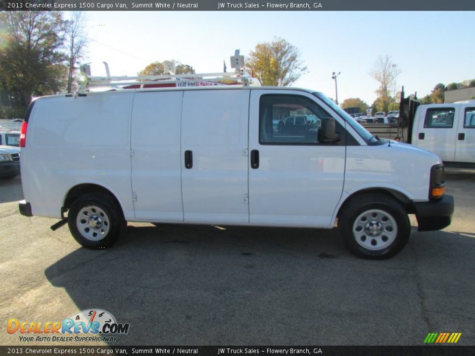 2013 Chevrolet Express 1500 Cargo Van Summit White / Neutral Photo #7