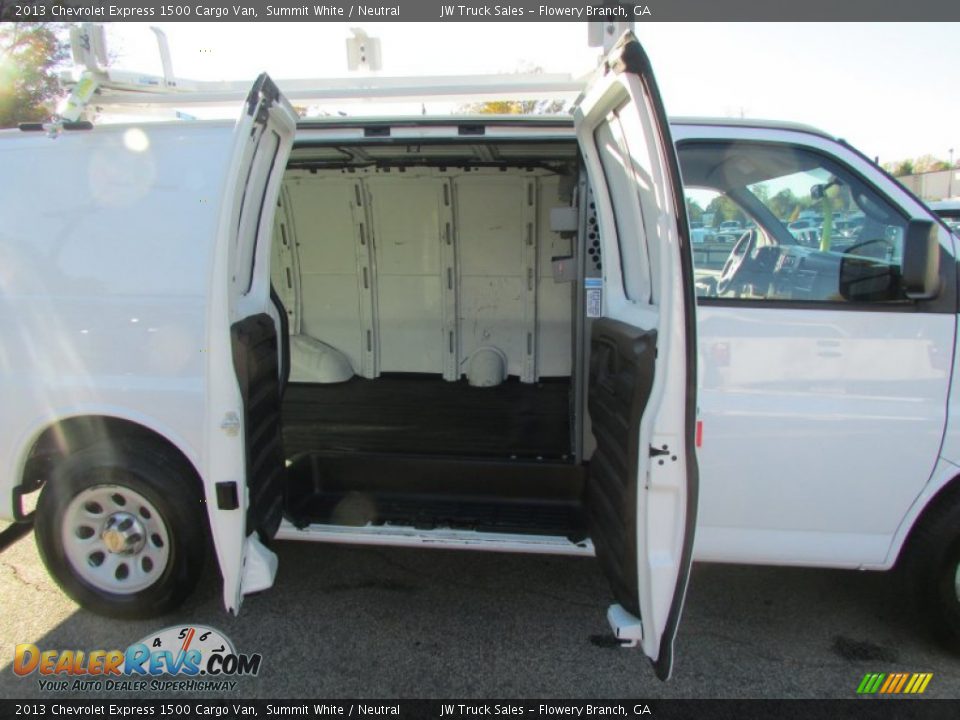 2013 Chevrolet Express 1500 Cargo Van Summit White / Neutral Photo #14