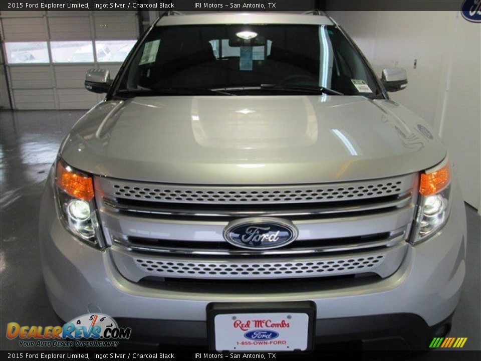 2015 Ford Explorer Limited Ingot Silver / Charcoal Black Photo #2