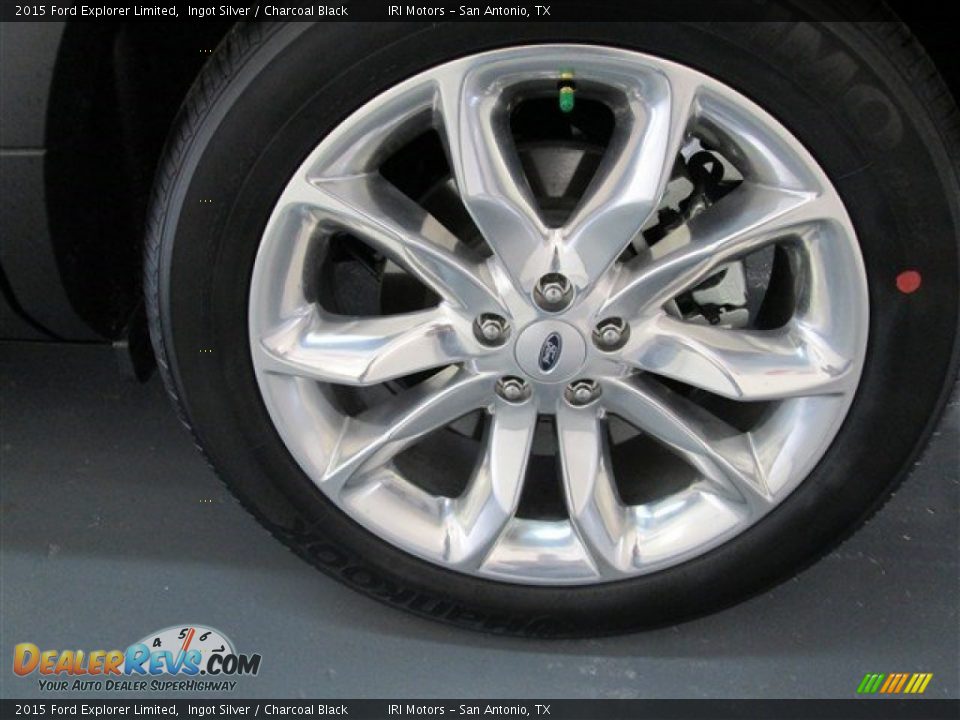2015 Ford Explorer Limited Ingot Silver / Charcoal Black Photo #4