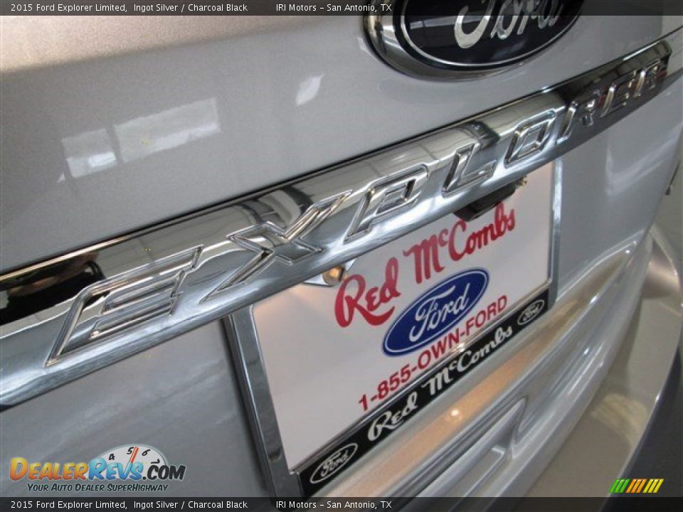 2015 Ford Explorer Limited Ingot Silver / Charcoal Black Photo #6