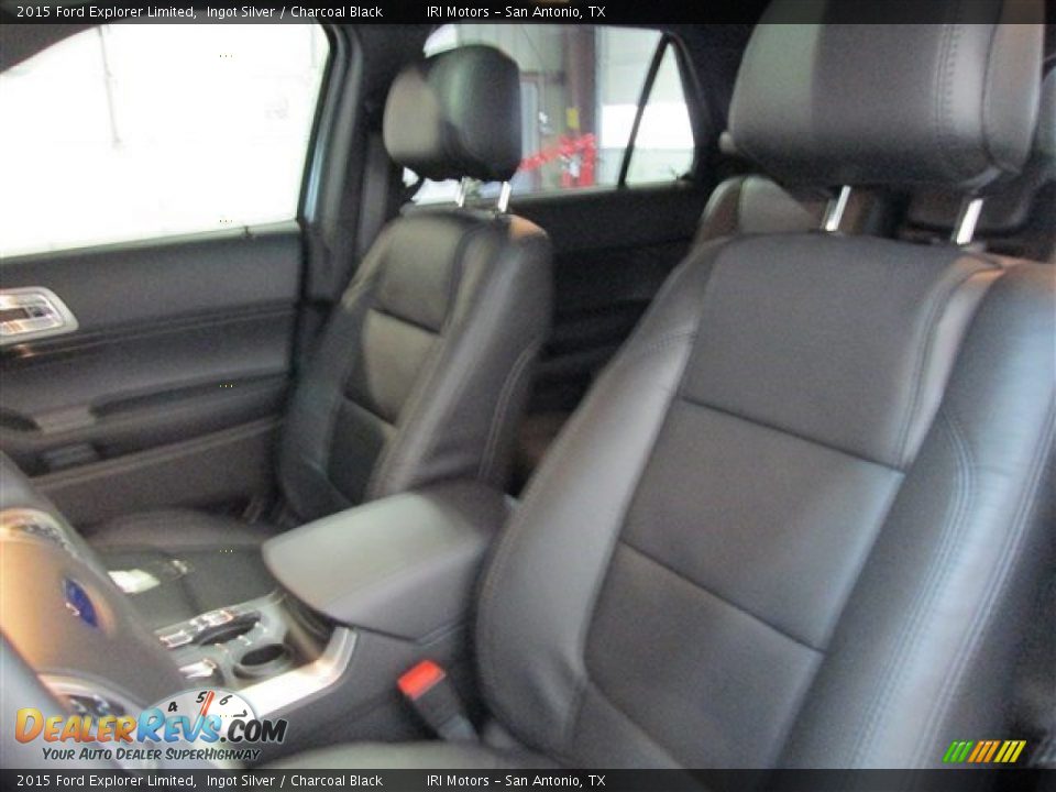 2015 Ford Explorer Limited Ingot Silver / Charcoal Black Photo #10