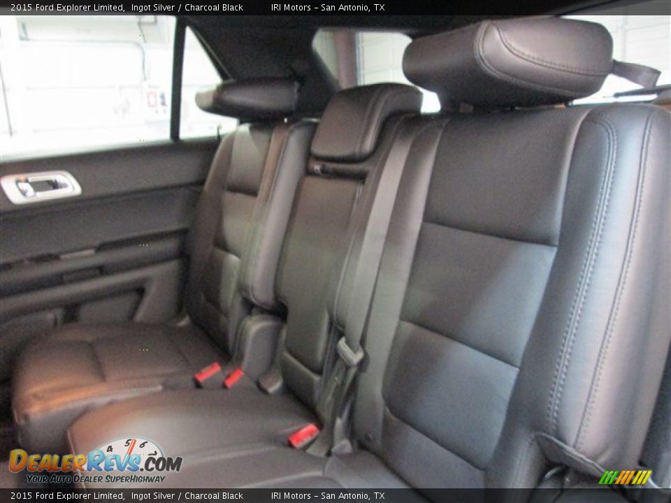 2015 Ford Explorer Limited Ingot Silver / Charcoal Black Photo #11