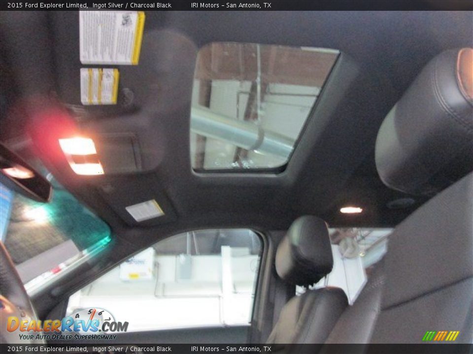 2015 Ford Explorer Limited Ingot Silver / Charcoal Black Photo #13