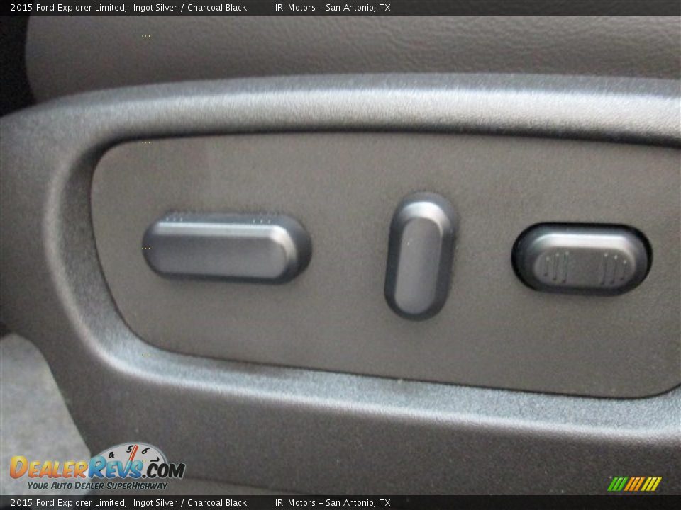 2015 Ford Explorer Limited Ingot Silver / Charcoal Black Photo #19