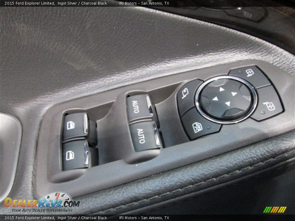 2015 Ford Explorer Limited Ingot Silver / Charcoal Black Photo #25