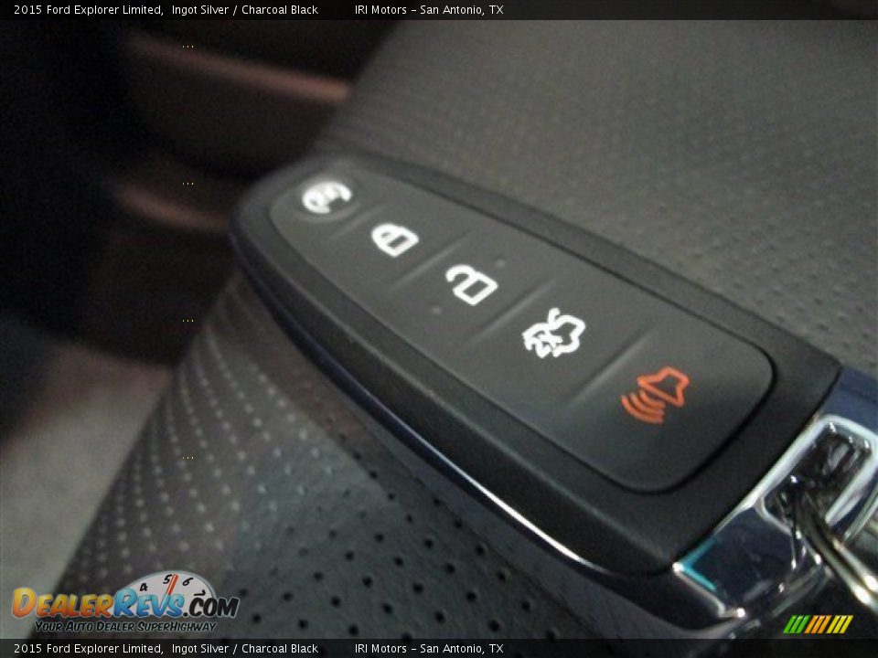 2015 Ford Explorer Limited Ingot Silver / Charcoal Black Photo #26