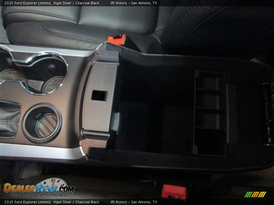 2015 Ford Explorer Limited Ingot Silver / Charcoal Black Photo #28