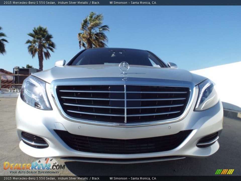 2015 Mercedes-Benz S 550 Sedan Iridium Silver Metallic / Black Photo #2