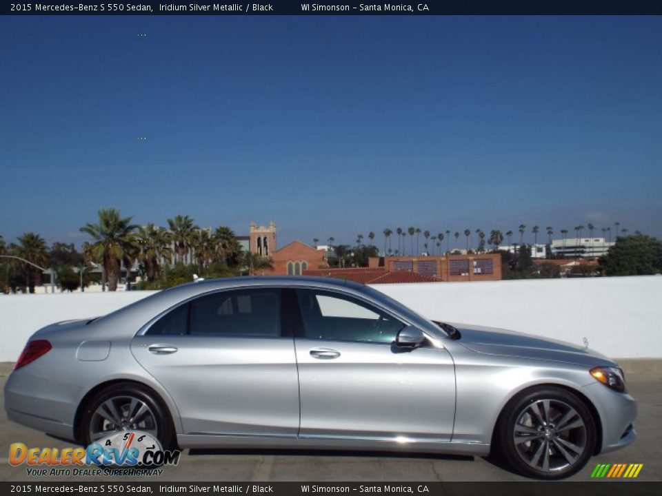 2015 Mercedes-Benz S 550 Sedan Iridium Silver Metallic / Black Photo #3