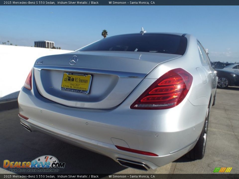 2015 Mercedes-Benz S 550 Sedan Iridium Silver Metallic / Black Photo #4