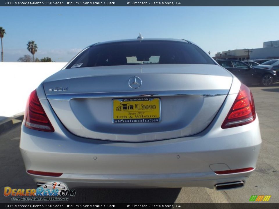 2015 Mercedes-Benz S 550 Sedan Iridium Silver Metallic / Black Photo #5
