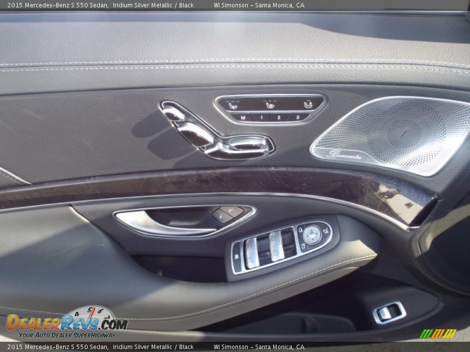 2015 Mercedes-Benz S 550 Sedan Iridium Silver Metallic / Black Photo #6