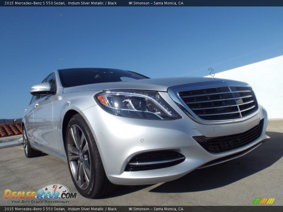 2015 Mercedes-Benz S 550 Sedan Iridium Silver Metallic / Black Photo #11