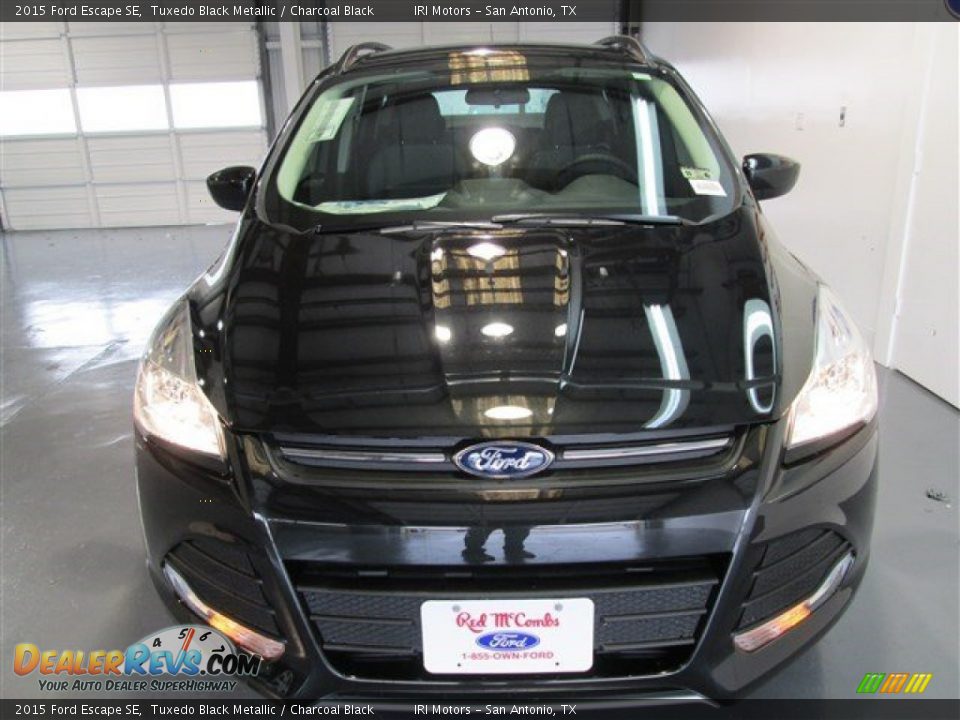 2015 Ford Escape SE Tuxedo Black Metallic / Charcoal Black Photo #2