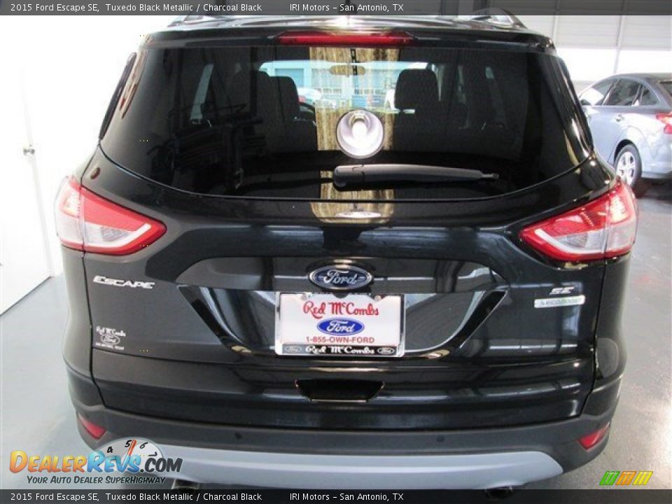2015 Ford Escape SE Tuxedo Black Metallic / Charcoal Black Photo #5