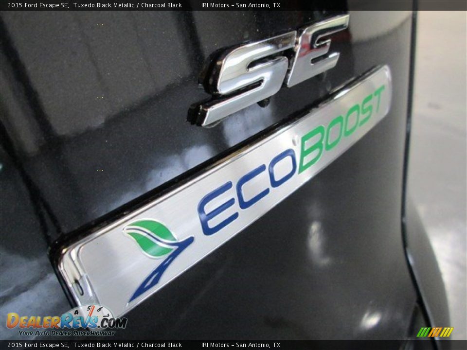 2015 Ford Escape SE Tuxedo Black Metallic / Charcoal Black Photo #7