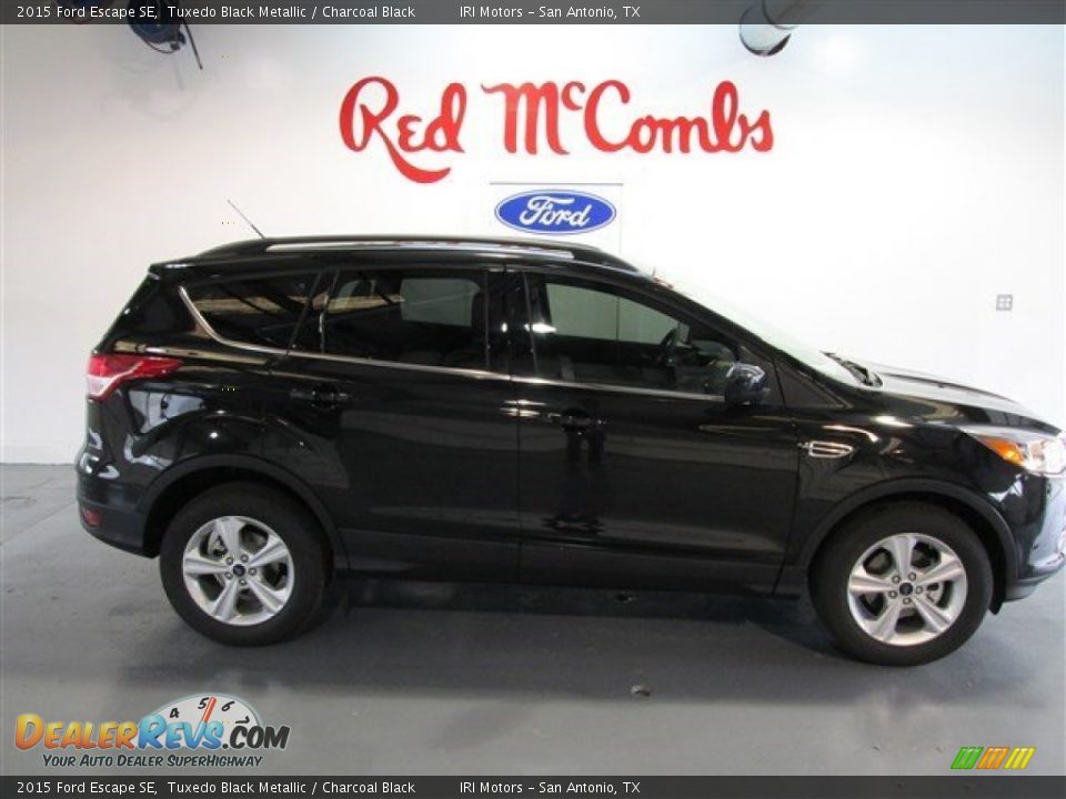 2015 Ford Escape SE Tuxedo Black Metallic / Charcoal Black Photo #8