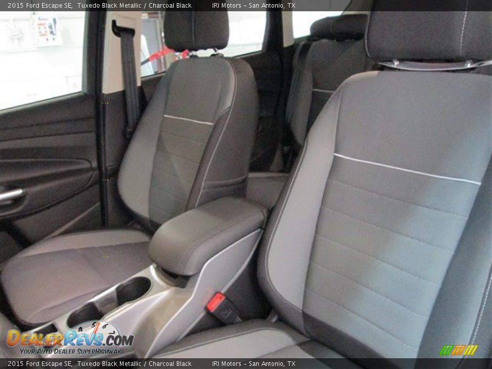 2015 Ford Escape SE Tuxedo Black Metallic / Charcoal Black Photo #9