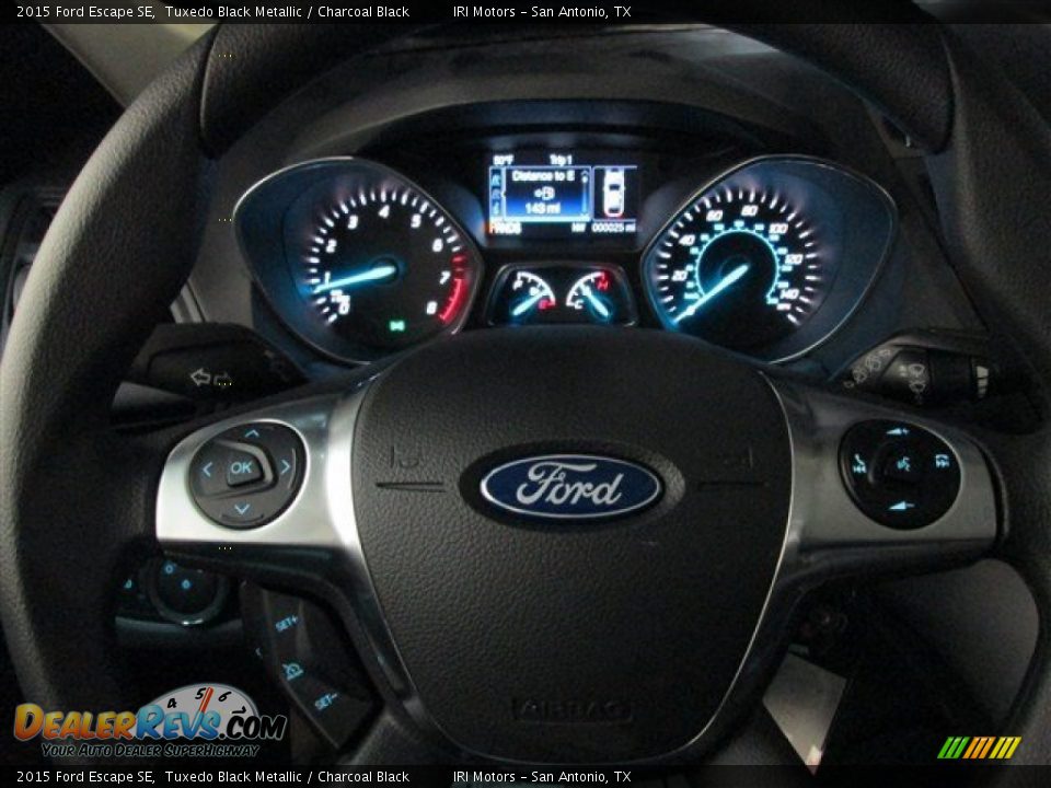 2015 Ford Escape SE Tuxedo Black Metallic / Charcoal Black Photo #20