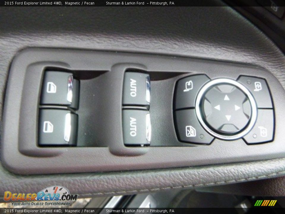 2015 Ford Explorer Limited 4WD Magnetic / Pecan Photo #10