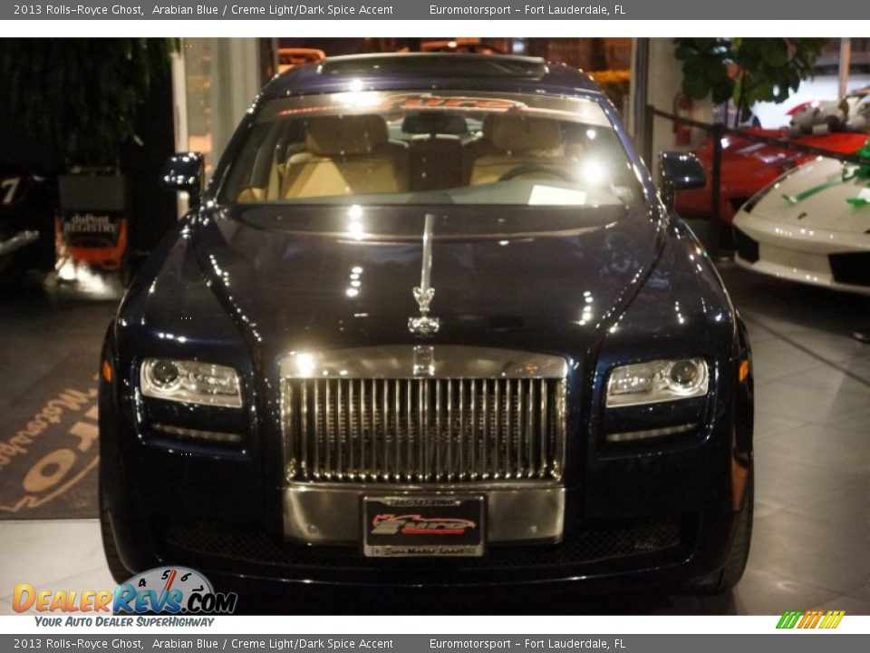 2013 Rolls-Royce Ghost Arabian Blue / Creme Light/Dark Spice Accent Photo #1