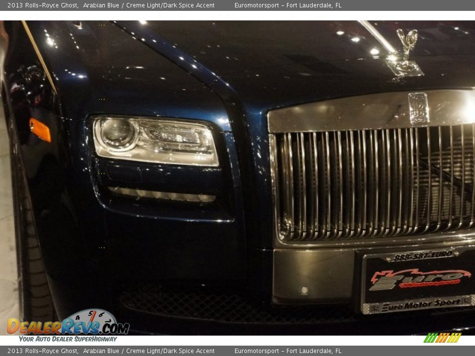 2013 Rolls-Royce Ghost Arabian Blue / Creme Light/Dark Spice Accent Photo #3