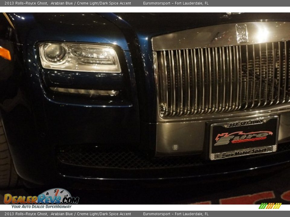 2013 Rolls-Royce Ghost Arabian Blue / Creme Light/Dark Spice Accent Photo #4