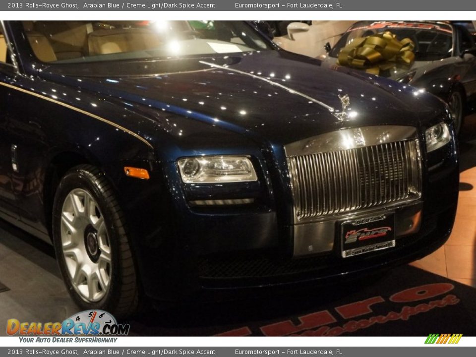2013 Rolls-Royce Ghost Arabian Blue / Creme Light/Dark Spice Accent Photo #6