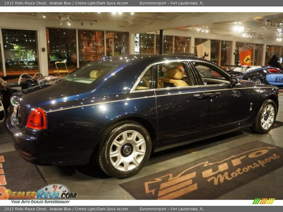 2013 Rolls-Royce Ghost Arabian Blue / Creme Light/Dark Spice Accent Photo #8