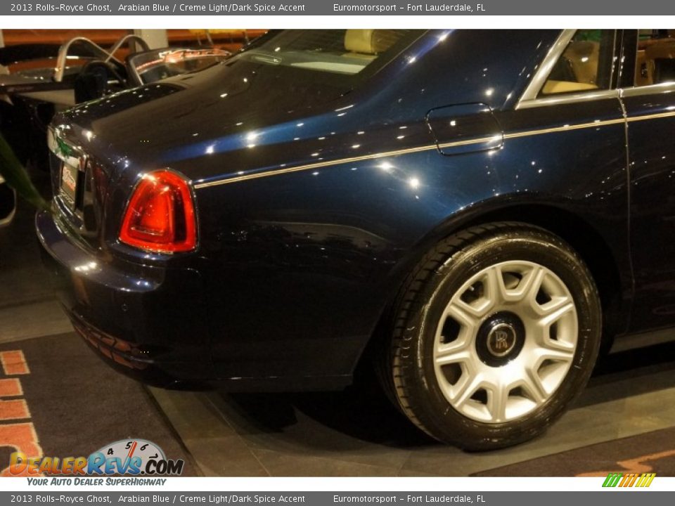 2013 Rolls-Royce Ghost Arabian Blue / Creme Light/Dark Spice Accent Photo #9