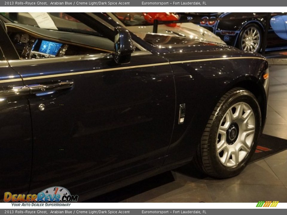 2013 Rolls-Royce Ghost Arabian Blue / Creme Light/Dark Spice Accent Photo #10