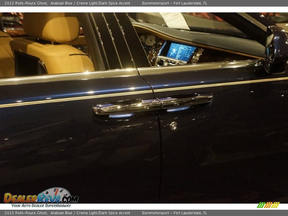 2013 Rolls-Royce Ghost Arabian Blue / Creme Light/Dark Spice Accent Photo #11