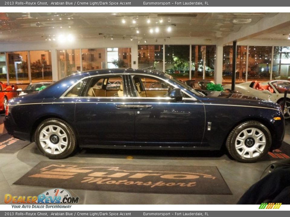 2013 Rolls-Royce Ghost Arabian Blue / Creme Light/Dark Spice Accent Photo #13