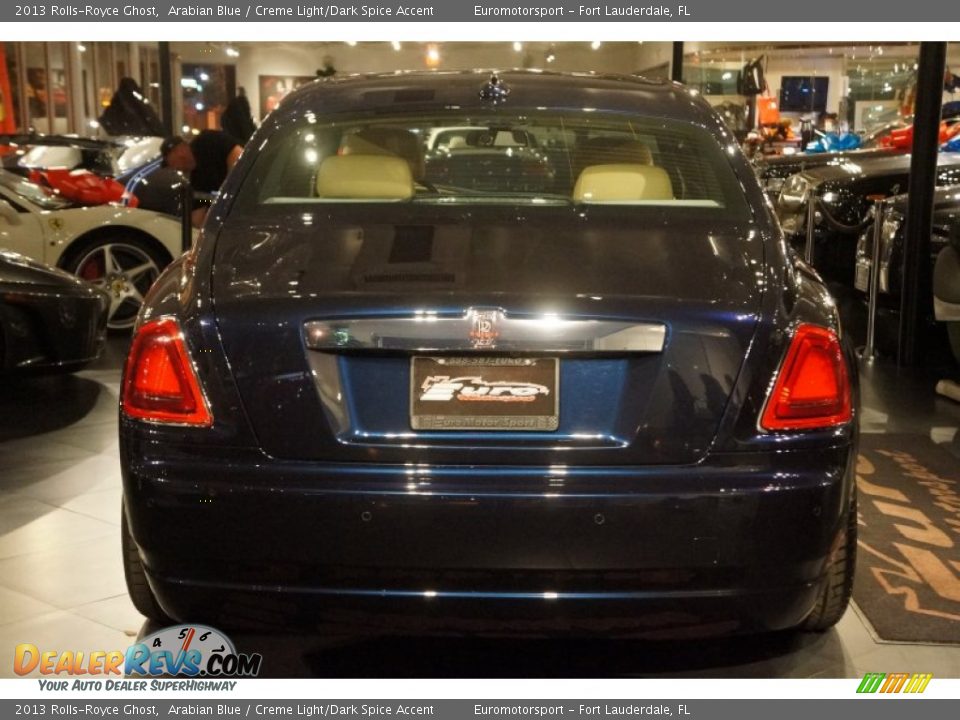 2013 Rolls-Royce Ghost Arabian Blue / Creme Light/Dark Spice Accent Photo #14