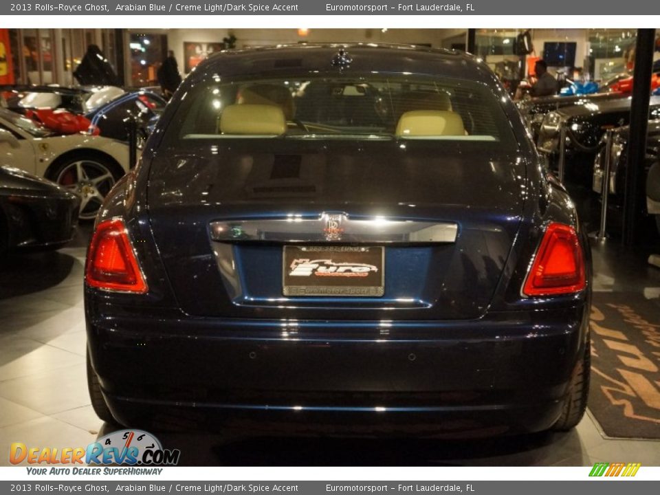 2013 Rolls-Royce Ghost Arabian Blue / Creme Light/Dark Spice Accent Photo #15