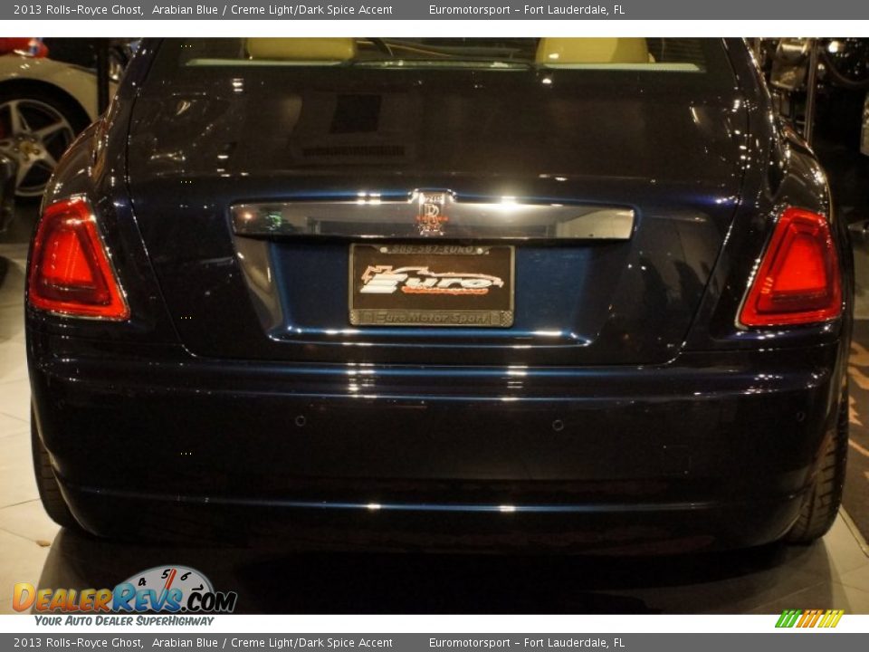 2013 Rolls-Royce Ghost Arabian Blue / Creme Light/Dark Spice Accent Photo #16