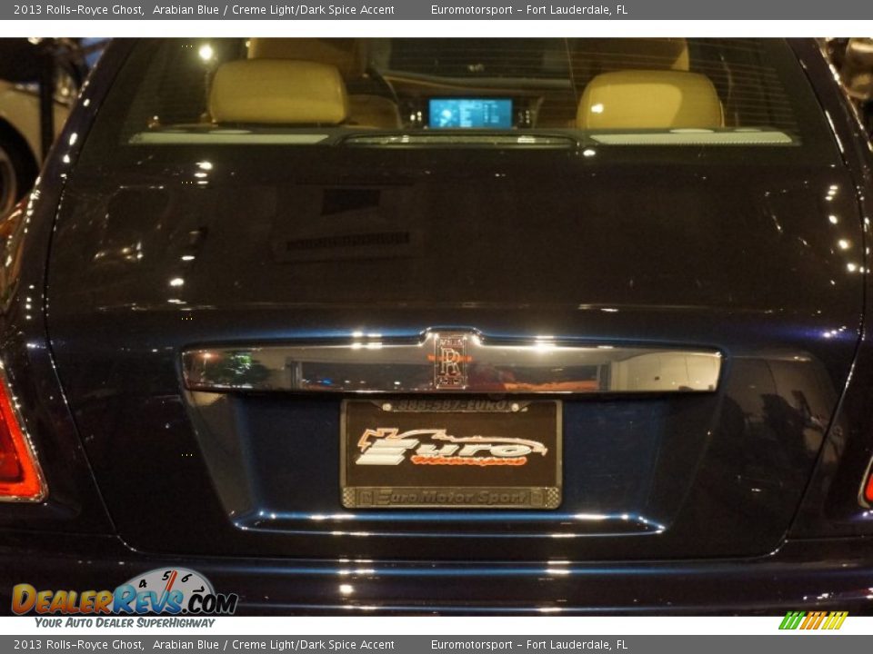 2013 Rolls-Royce Ghost Arabian Blue / Creme Light/Dark Spice Accent Photo #17