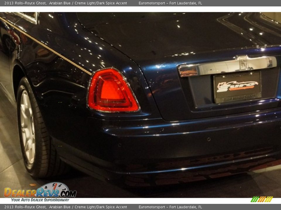 2013 Rolls-Royce Ghost Arabian Blue / Creme Light/Dark Spice Accent Photo #18
