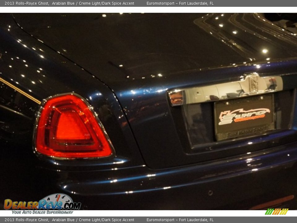 2013 Rolls-Royce Ghost Arabian Blue / Creme Light/Dark Spice Accent Photo #19